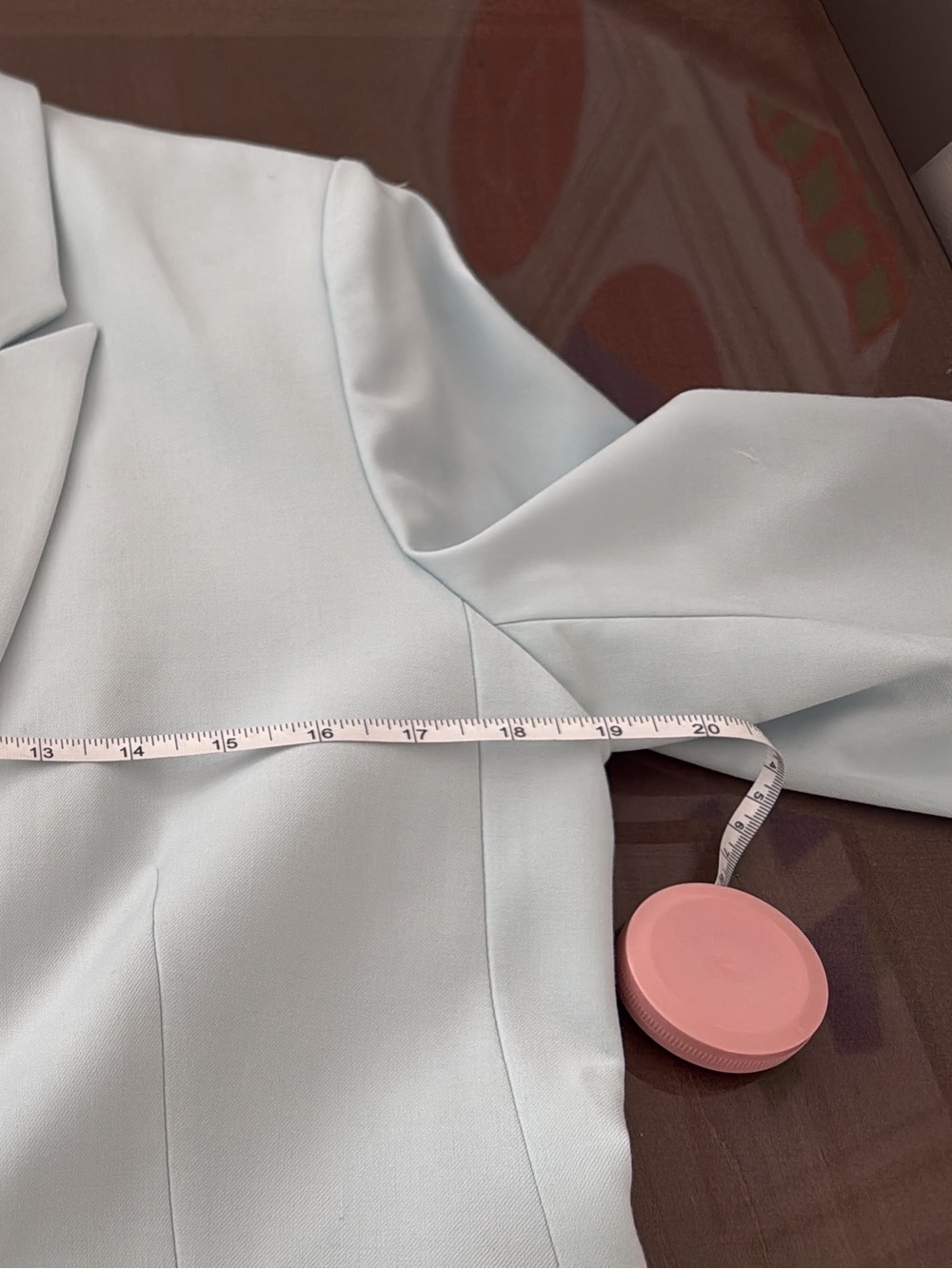 Tailored Light Blue Two-Piece Suit Blazer & Trousers blazers 10 and pants 8 - Picture 9 of 12